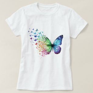 🦋🌈Colour Burst Butterfly Women’s T-Shirt 🦋🌈