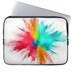 Colour Burst Centerpiece Art Laptop Sleeve