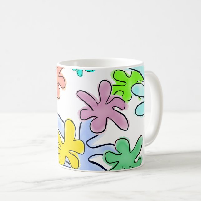 Colour Burst Coffee Mug (Front Right)
