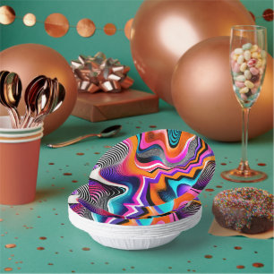 Colour Burst Party Tableware Set Paper Plate