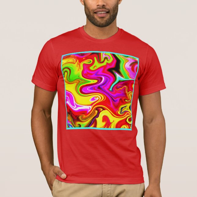 Colour Burst Pattern T-Shirt (Front)