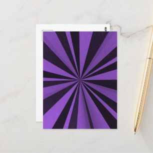 Colour Burst - Purple  Postcard