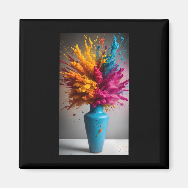 Colour Burst Sticker  Magnet (Front)