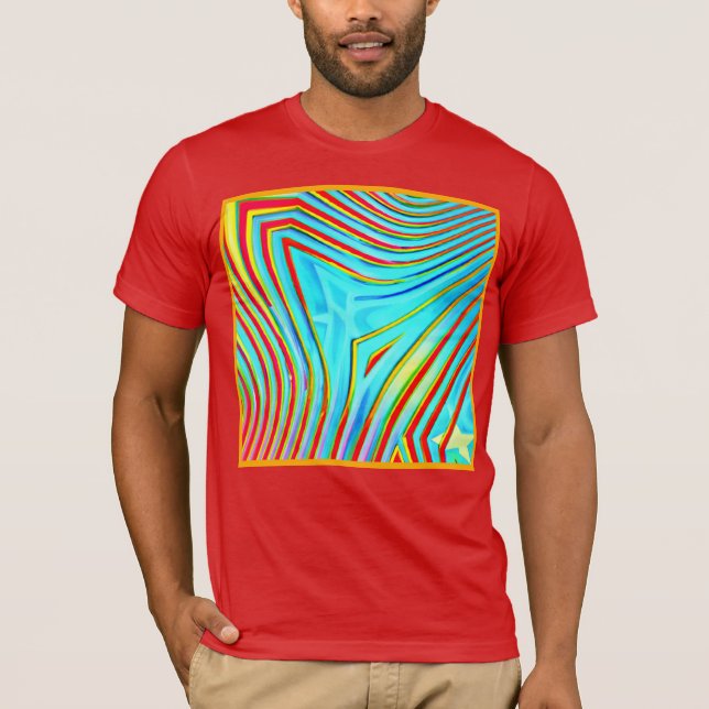 Colour Bursting Pattern T-Shirt (Front)