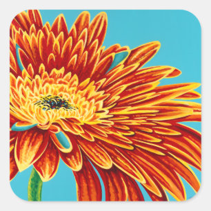 Colour Bursts I Square Sticker