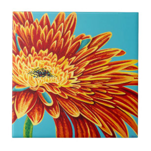 Colour Bursts I Tile