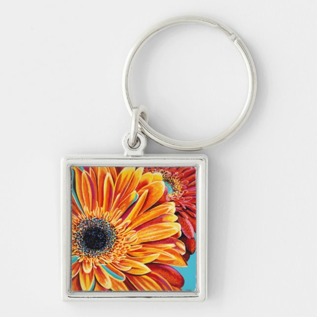Colour Bursts II Key Ring (Front)