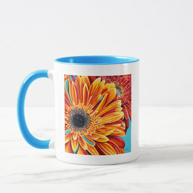 Colour Bursts II Mug (Left)