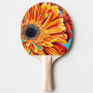 Colour Bursts II Ping Pong Paddle