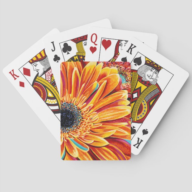 Colour Bursts II Playing Cards (Back)