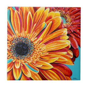 Colour Bursts II Tile