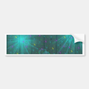 colour butterfly bumper sticker