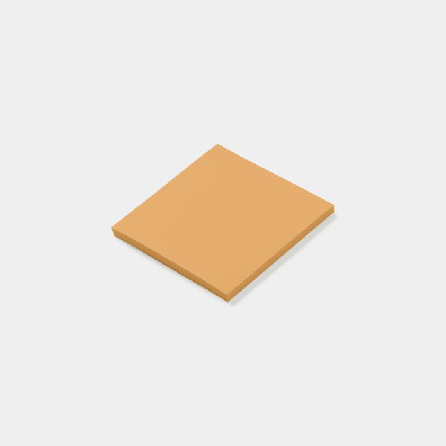 colour butterscotch post-it notes (Angled)