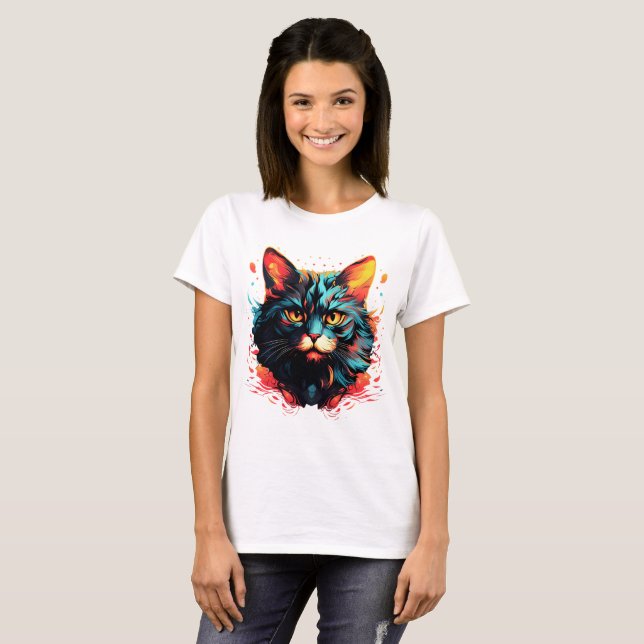 Colour cat  T-Shirt (Front Full)