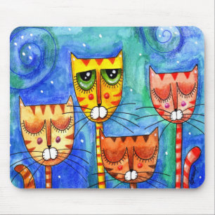 Colour Cats - Mousepad