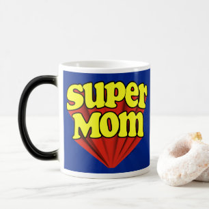 Colour Changing Super Mum Superhero Mother's Day Magic Mug