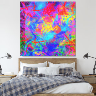 Colour Chaos Canvas Print