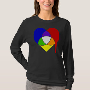 colour chart heart T-Shirt