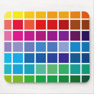 colour chart texture pattern background code palet mouse mat