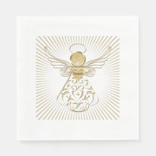 Colour Choice: Christmas Angel of Grace Sunbeams Napkin