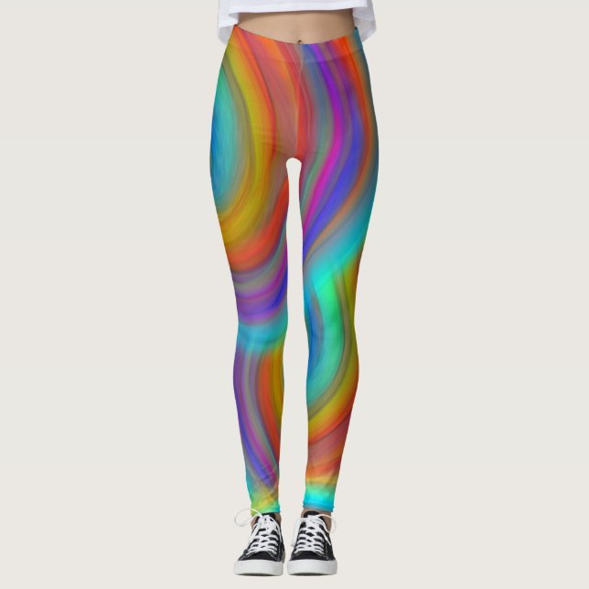 Colour Churn Leggings by Julie Everhart (Front)