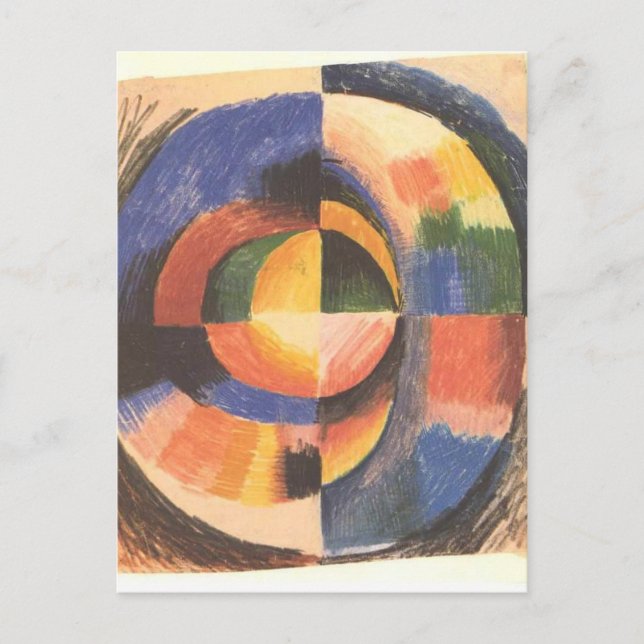 Colour circle by August Macke Postcard (Front)