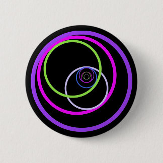 colour circles 6 cm round badge
