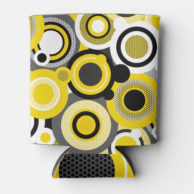 Colour circles, abstract geometric seamless textur can cooler (Front)