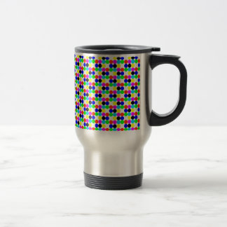 colour circles as travel mug