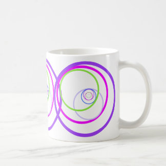 colour circles coffee mug