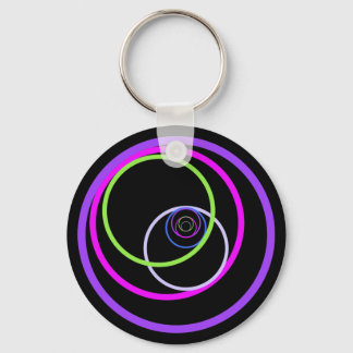 colour circles key ring