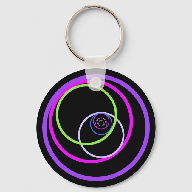 colour circles key ring (Front)