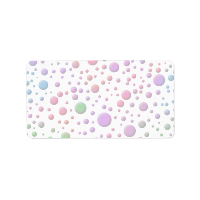Colour Circles Label (Front)