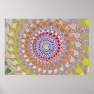 Colour Circles Poster