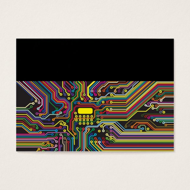 Colour Circuit Board Electronic Template (Front)