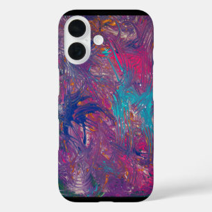 Colour Claws Vortex Design iPhone 16 Case