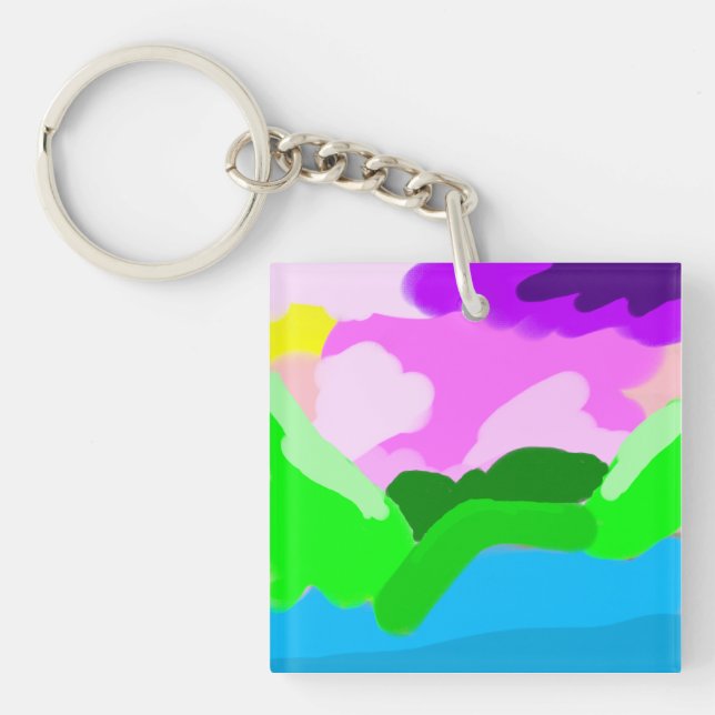 Colour Coded Scenery Key Ring (Front)
