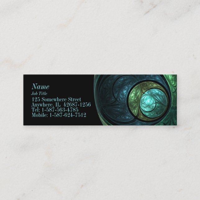 Colour Conception Skinny Business Card (Front)