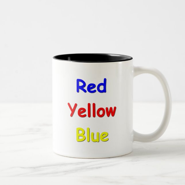 Colour Confusion Two-Tone Coffee Mug (Right)