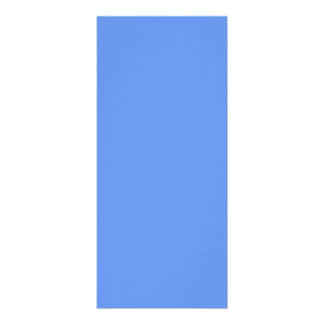 colour cornflower blue rack card (Front)