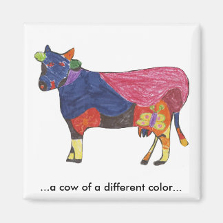 Colour Cow Magnet