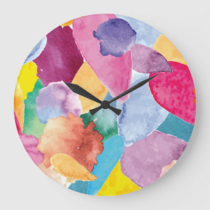 Colour crash 2 large clock