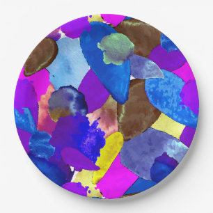 Colour crash 4 paper plate