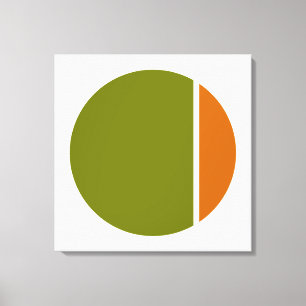 colour crush circles canvas print