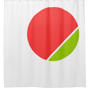 colour crush circles shower curtain