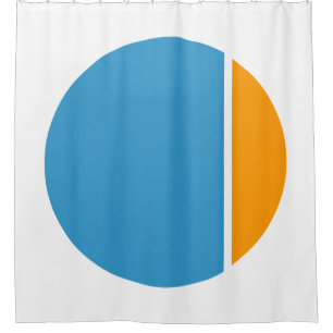 colour crush circles shower curtain