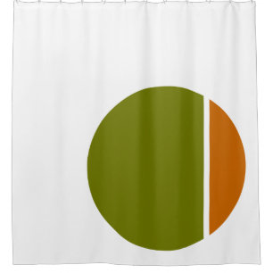 colour crush circles shower curtain