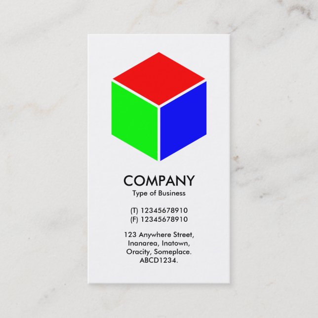 Colour Cube Business Card (Front)