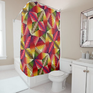 Colour Cubed Shower Curtain