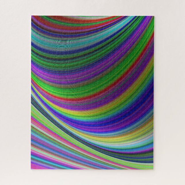 Colour curves jigsaw puzzle (Vertical)